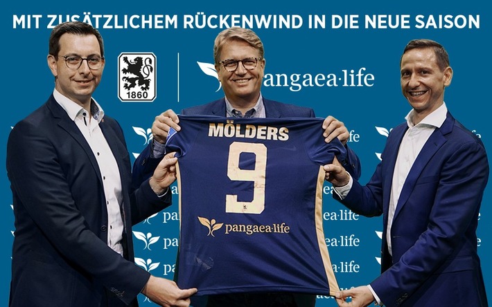 Pressemeldung - Nachhaltigkeit auf dem Rücken: Pangaea Life wird neuer Trikot-Rückensponsor des TSV 1860 München