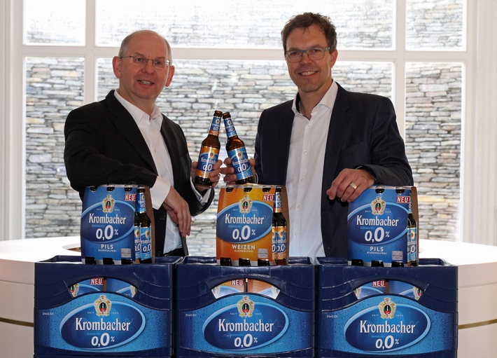 Krombacher verlängert Partnerschaft mit Haspa Marathon Hamburg - Krombacher o,0% feiert Premiere als neuer alkoholfreier und isotonischer Durstlöscher