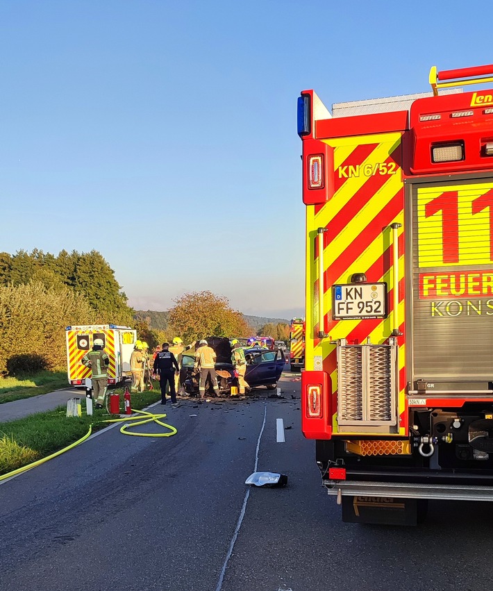 FW Konstanz: Verkehrsunfall