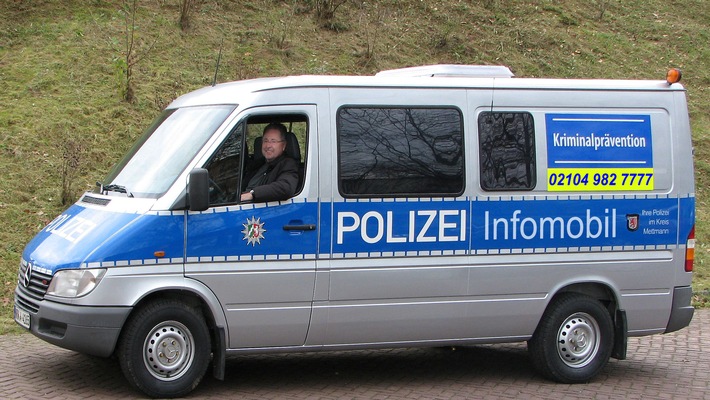 POL-ME: Kriminalprävention am Info-Mobil: Die Polizei lädt ein - Monheim am Rhein - 2110039