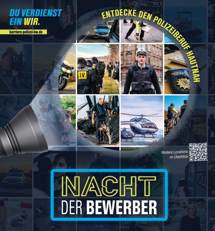 POL-UL: (BC) (HDH) (GP) (UL) Region - "Nacht der Bewerber" / Am 2. Oktober bietet die Polizei Interessierten einen Blick hinter die Kulissen.