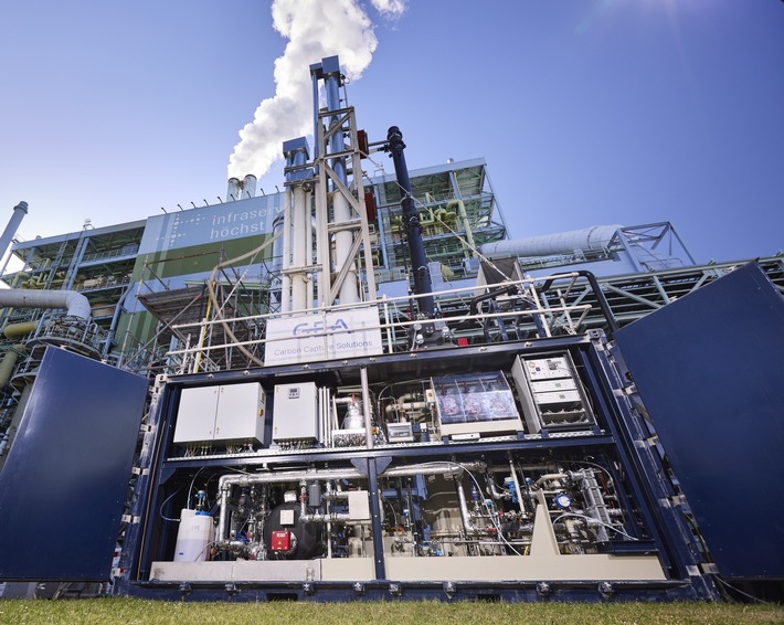 Höchst Industrial Park: Carbon capture pilot plant goes into operation