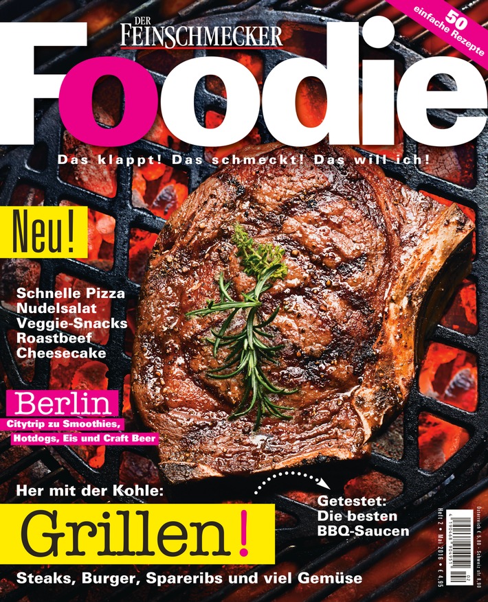 "Erfolgreicher Start für FOODIE - dem neuen Magazin von den Machern von DER FEINSCHMECKER"
