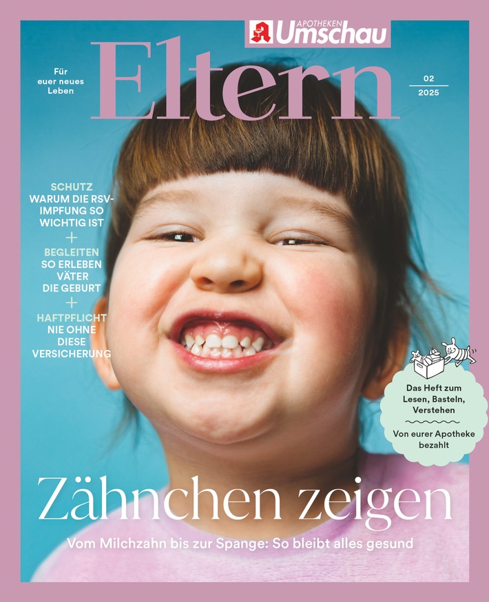 "Tschüss, Erdnussbutterbrot!" So reinigen Sie Babys Zähne / Bis die Kinder die Motorik des Zähneputzens erlernt haben, sollten Eltern nachputzen. Das Apothekenmagazin "ELTERN" bietet Tipps und Tricks