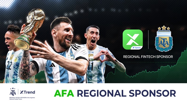 Der argentinische Fußballverband kündigt XTREND als Sponsor der argentinischen Nationalmannschaft an