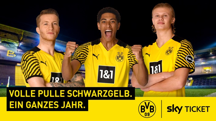 Volle Pulle Schwarzgelb: Sky Deutschland und Fußball-Bundesligist Borussia Dortmund starten eine umfassende und langfristige Kooperation