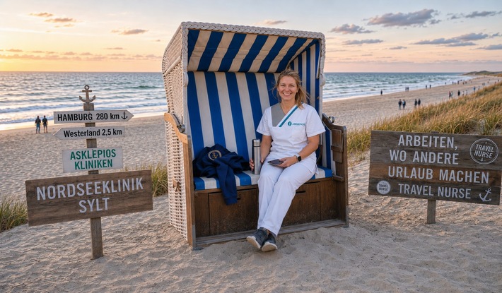 Arbeiten, wo andere Urlaub machen: Asklepios startet "Travel Nurse"-Projekt auf Sylt