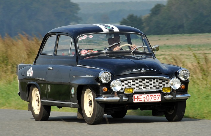 SKODA mit sieben Fahrzeugklassikern bei der Sachsen Classic Rallye am Start (FOTO)