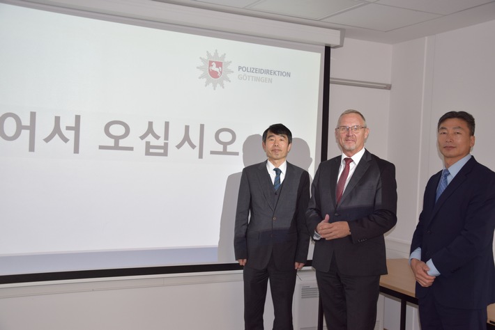 POL-GOE: Südkoreaner in Göttingen: Vize-Generalkonsul informiert sich bei Polizeipräsident über Lebenssituation von Studierenden