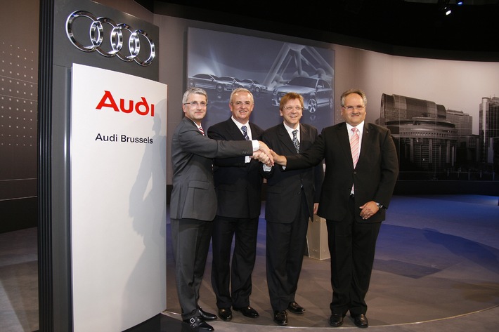 Brüssel nun Teil der Audi Familie: Audi übernimmt Managementverantwortung im Werk Brüssel