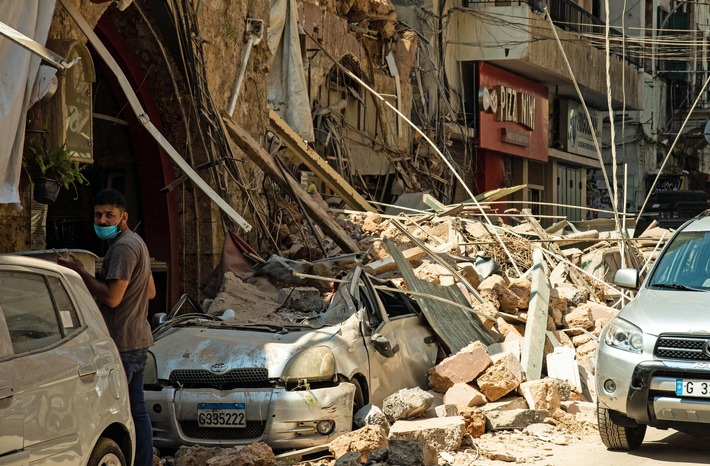 Explosion Beirut: &quot;Die Menschen kämpfen hier ums Überleben&quot; / Bündnisorganisationen von &quot;Aktion Deutschland Hilft&quot; berichten von Herausforderungen der Hilfe