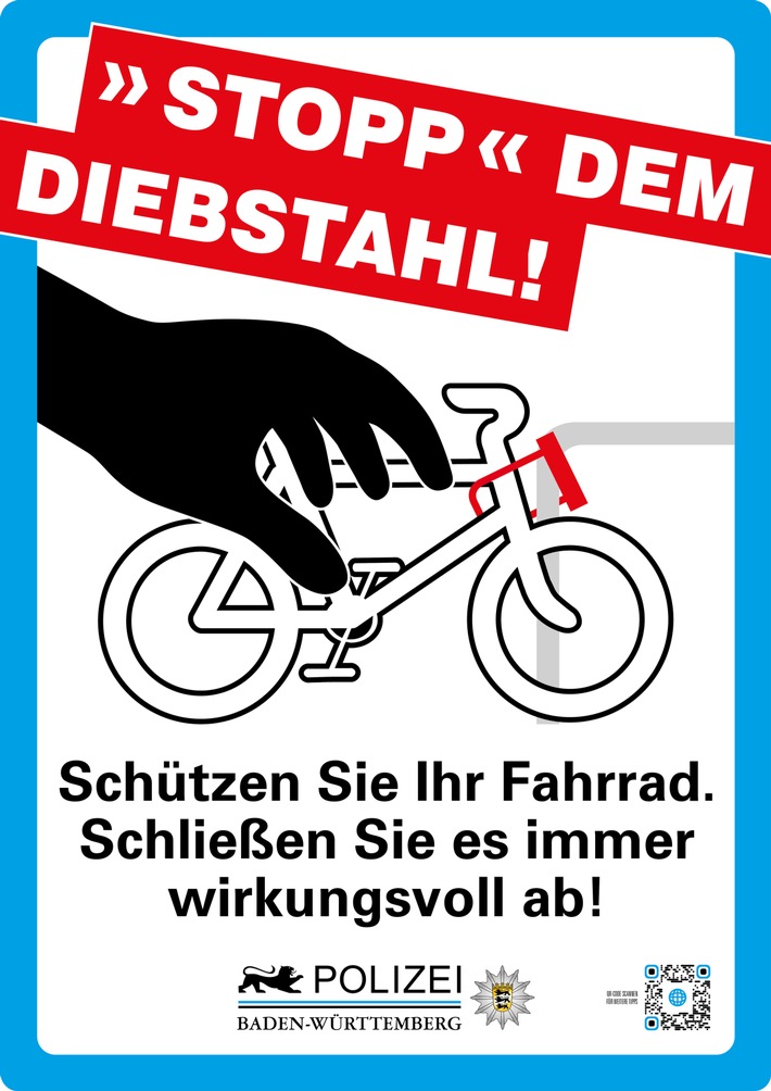 PP Ravensburg: Polizeipräsidium Ravensburg warnt vor Fahrraddieben - Präventionskampagne startet