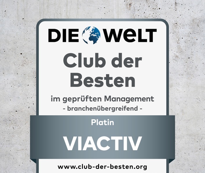 Siegel Club der Besten / Weiterer Text über ots und www.presseportal.de/nr/121326 / Die Verwendung dieses Bildes ist für redaktionelle Zwecke unter Beachtung ggf. genannter Nutzungsbedingungen honorarfrei. Veröffentlichung bitte mit Bildrechte-Hinweis.