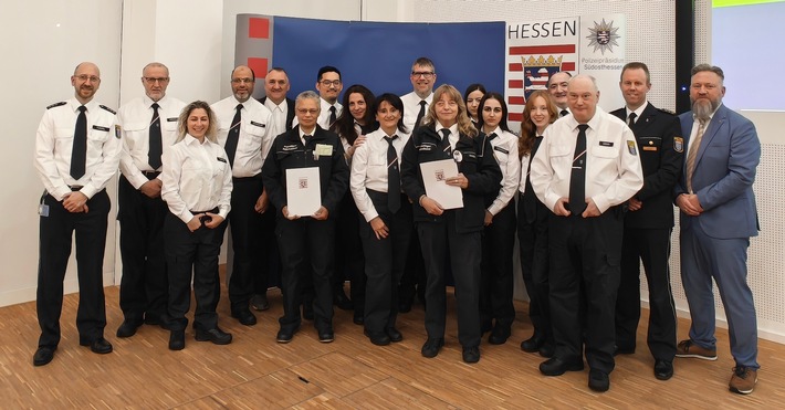 POL-OF: Zwölf Neuzugänge im Freiwilligen Polizeidienst