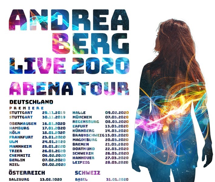 BILD zu OTS - Artwork Andrea Berg LIVE 2020 ARENA TOUR