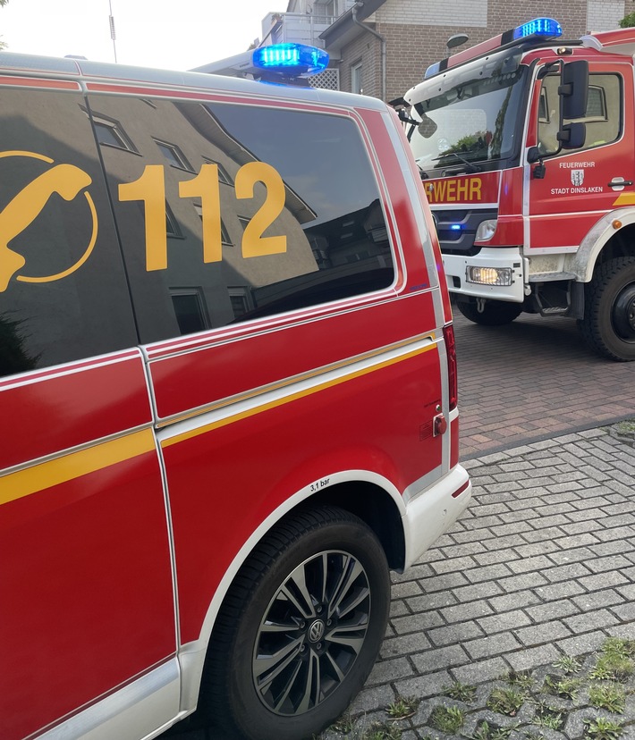 FW Dinslaken: Ausgelöster CO Melder lässt Feuerwehr ausrücken