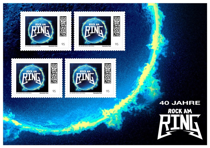 PM: 40 Jahre Rock am Ring: Deutsche Post gibt limitierte  Briefmarken-Sonderedition zum Jubiläum des legendären Festivals heraus