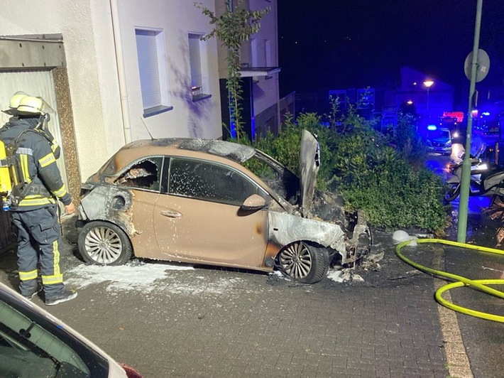 POL-HA: Auto in Flammen - Wer kann Hinweise geben?