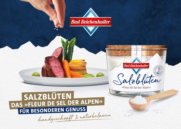 Jetzt neu: Bad Reichenhaller Salzblüten - Das "Fleur de Sel der Alpen"