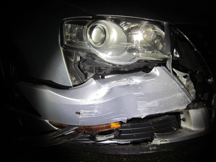 POL-PDWO: Alkoholisierter Fahrzeugführer verursacht Verkehrsunfall