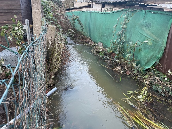 FW Lehrte: Aktualisierung zur Hochwasserlage im Stadtgebiet Lehrte 31.12.2023 - 12:00 Uhr