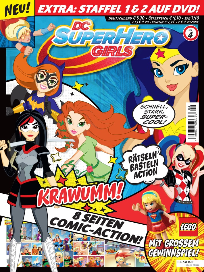 Die DC Super Hero Girls erobern ihr eigenes Magazin
