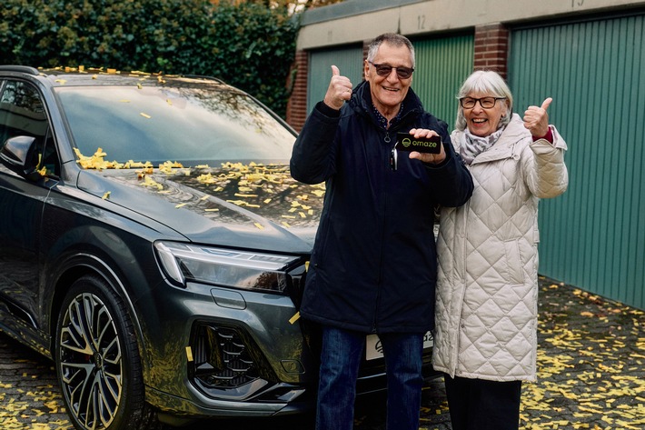 Düsseldorfer Rentner gewinnt einen Audi SQ7 im Wert von über 130.000 Euro plus 50.000 Euro in bar