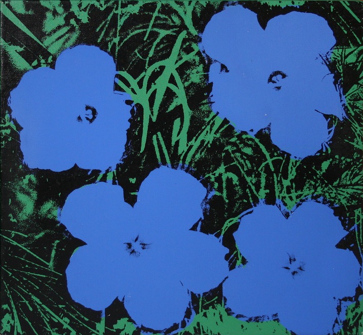Andy online! / Die Berliner artnet AG versteigert herausragende Werke zeitgenössischer Künstler im Internet / "Flowers" von Andy Warhol zum Schätzpreis von 1,1 bis 1,5 Mio. US$