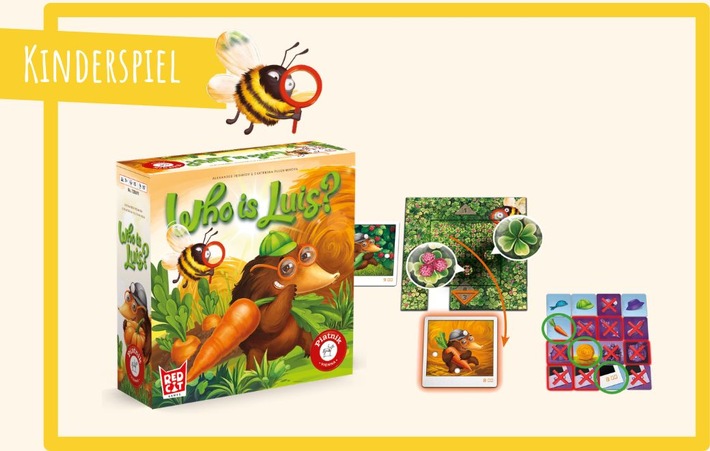Who is Luis? Diebischer Maulwurf im Gemüsebeet - Kooperatives Deduktionsspiel für Kinder von Piatnik