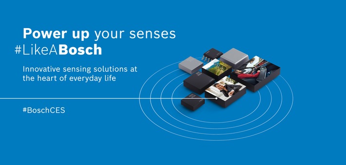 CES 2023: Sensoren von Bosch machen das Leben der Menschen sicherer und komfortabler / Technologie für Vernetzung und Klimaschutz