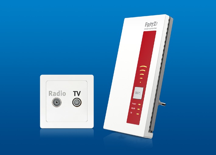 FRITZ!WLAN Repeater DVB-C ab sofort im Handel erhältlich