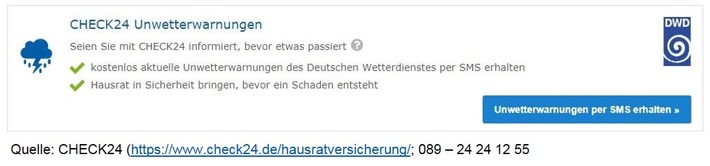 Schäden an Haus und Wohnung durch extremes Wetter: Absicherung nicht teuer