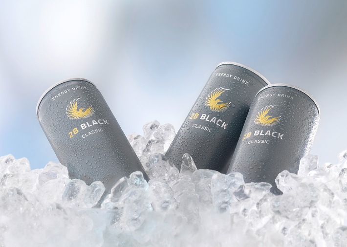 28 BLACK gibt&#039;s jetzt auch klassisch / CALIDRIS 28 launcht mit 28 BLACK Classic weiteren Energy Drink-Geschmack (BILD)