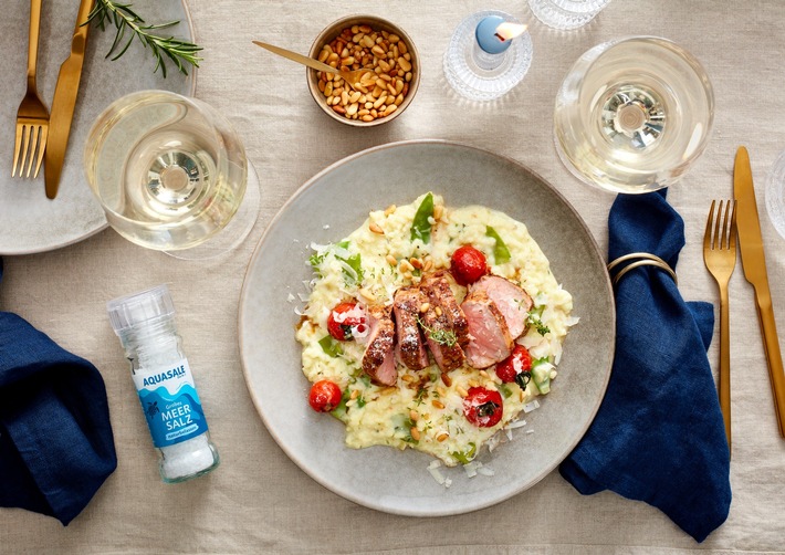 AQUASALE Meersalz präsentiert festliche Rezeptidee für die Weihnachtsküche