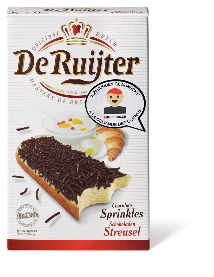 "Hagelslag" - grazie a Migipedia approda in Svizzera la regina della colazione olandese