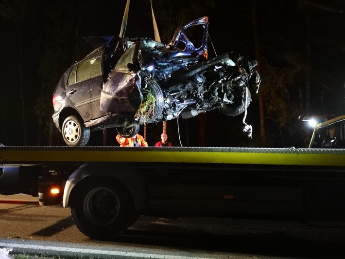 POL-LG: ++ "Glück im Unglück" ++ Verkehrsunfall (Nachtrag mit Bild) ++