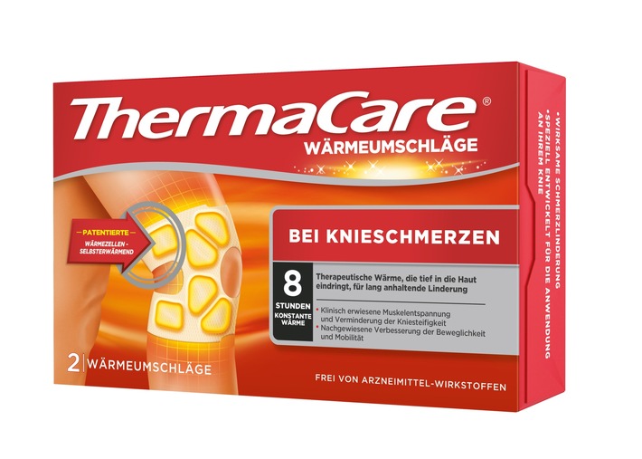 ThermaCare stellt neues Produkt vor / ThermaCare bei Knieschmerzen