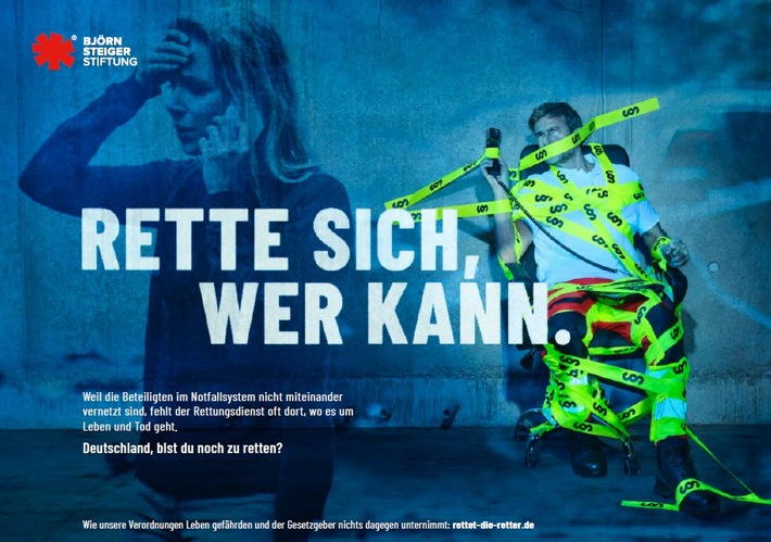 "Rettet die Retter" - Björn Steiger Stiftung startet bundesweite Kampagne zur Verbesserung des Rettungsdienstes und der Notfallversorgung in Deutschland