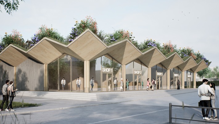 Outletcity Metzingen: Nachhaltiges Bauprojekt - Startschuss für Plusenergiegebäude „Green-Pavillon“