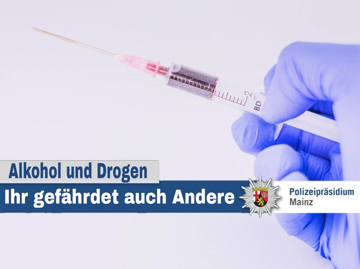 POL-PPMZ: Mainz-Bretzenheim - Unter Alkoholeinfluss Fahrzeug beschädigt und geflüchtet