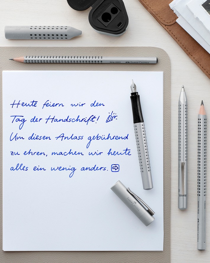 Kein bisschen abgeschrieben: Faber-Castell feiert die Handschrift