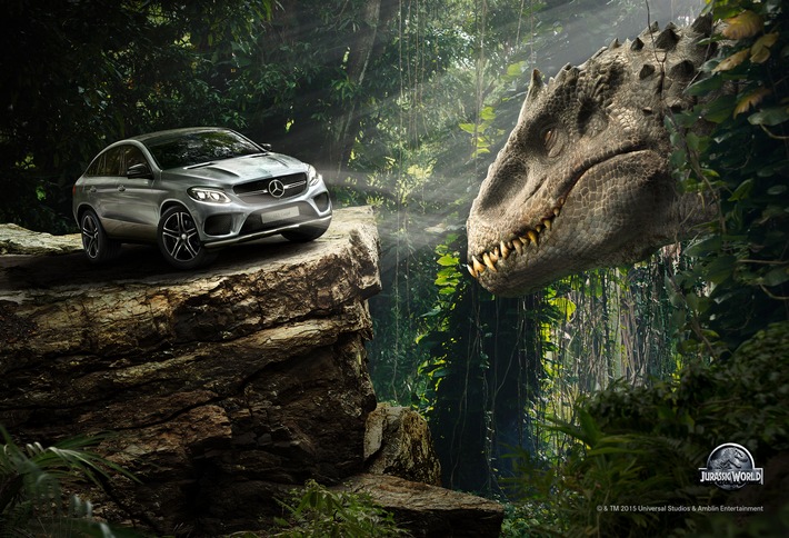 GLE Coupé startet als Filmstar in "Jurassic World"