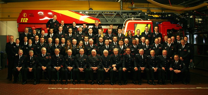 FW-WRN: Jahreshauptversammlung des Löschzuges Stadtmitte der Freiwilligen Feuerwehr Werne
