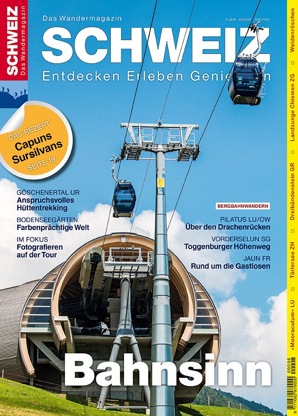Bahnsinn: Die neue Ausgabe «Bergbahnwandern»