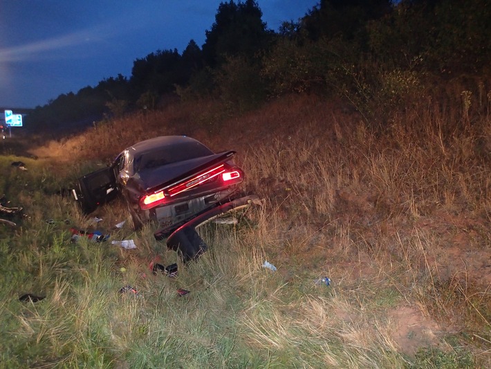 POL-VDMZ: Dreisen A 63 / Verkehrsunfall mit einer schwerverletzten Person