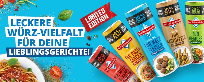 Für Ihre Rubriken &quot;Produkt-Tipps&quot; oder &quot;Rezept-Tipps&quot;: Bad Reichenhaller Limited Edition &quot;Für jeden Tag&quot;