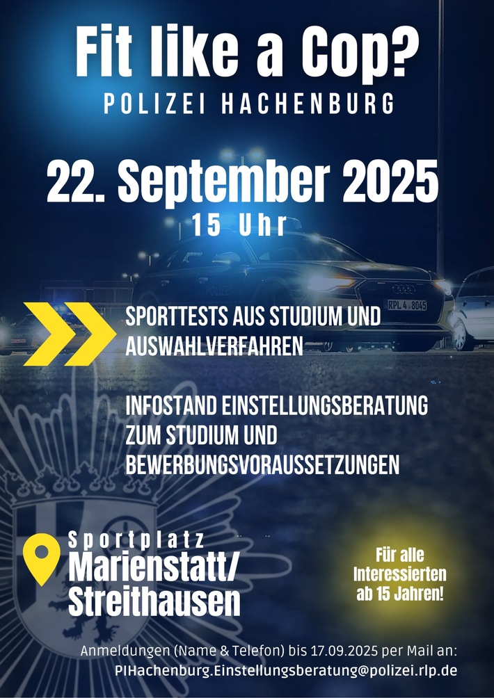 POL-PDMT: Trainiere mit echten Polizisten für den Einstellungstest