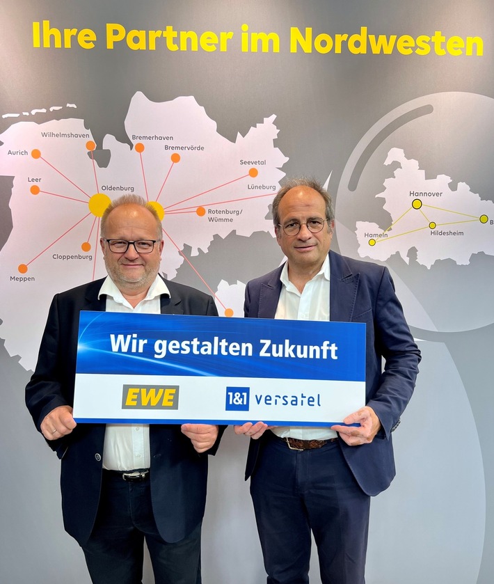 1&1 Versatel und EWE TEL schließen Open-Access-Kooperation: Highspeed-Internet für Unternehmen im Nordwesten