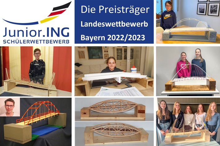 Schüler bauen Brücken - Sieger des Wettbewerbs Junior.ING stehen fest