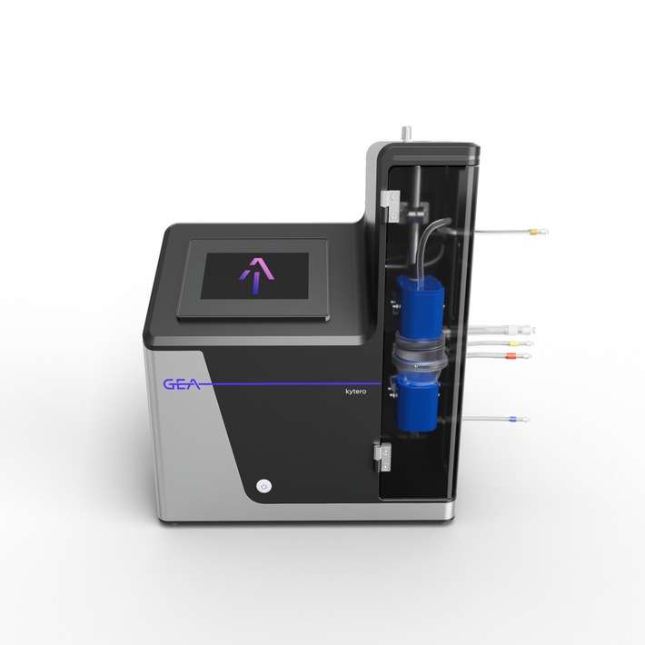 GEA führt mit dem kytero® 10 die weltweit kleinste Single-Use-Tellerzentrifuge ein.